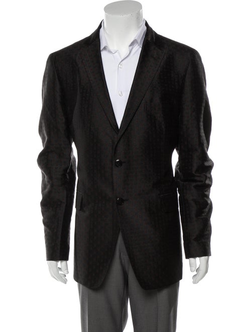 Etro Paisley Silk Sport Coat black