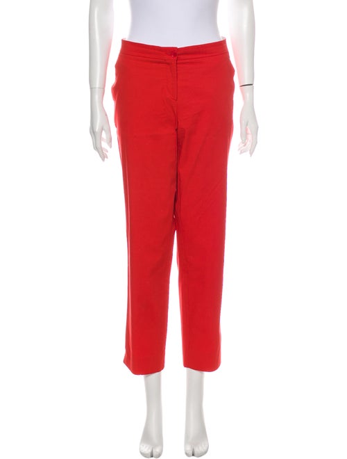 Etro Straight Leg Pants Orange