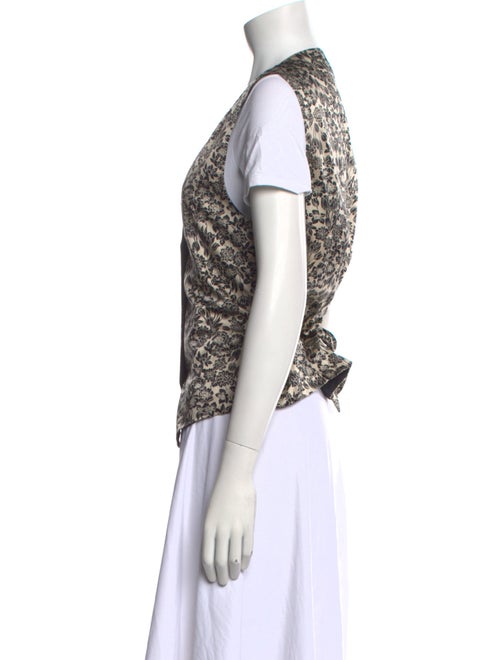 Eve Reid Printed V-Neck Top