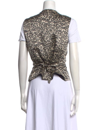 Eve Reid Printed V-Neck Top