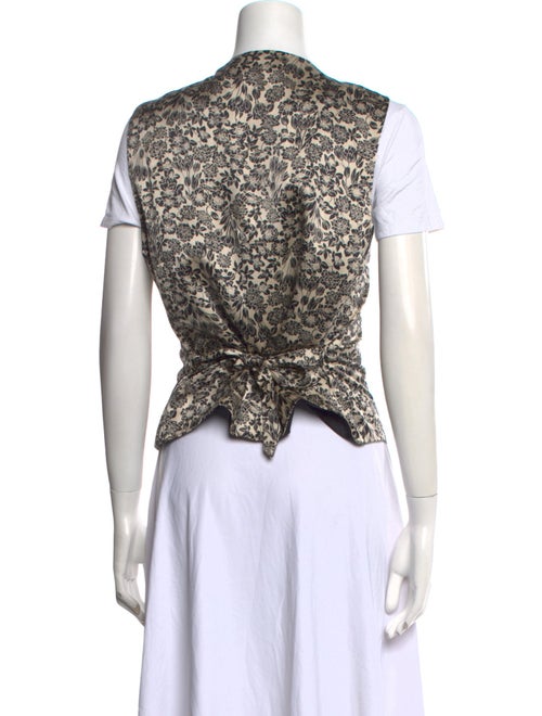 Eve Reid Printed V-Neck Top