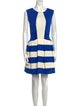 Eva Fehren Colorblock Pattern Mini Dress