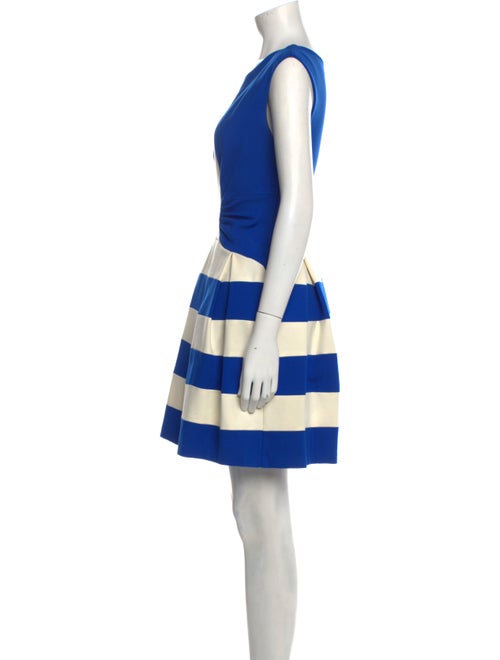 Eva Fehren Colorblock Pattern Mini Dress