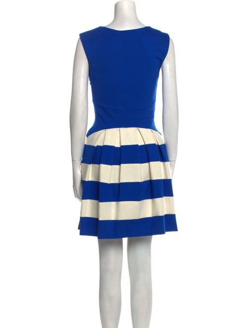 Eva Fehren Colorblock Pattern Mini Dress