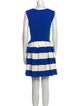 Eva Fehren Colorblock Pattern Mini Dress
