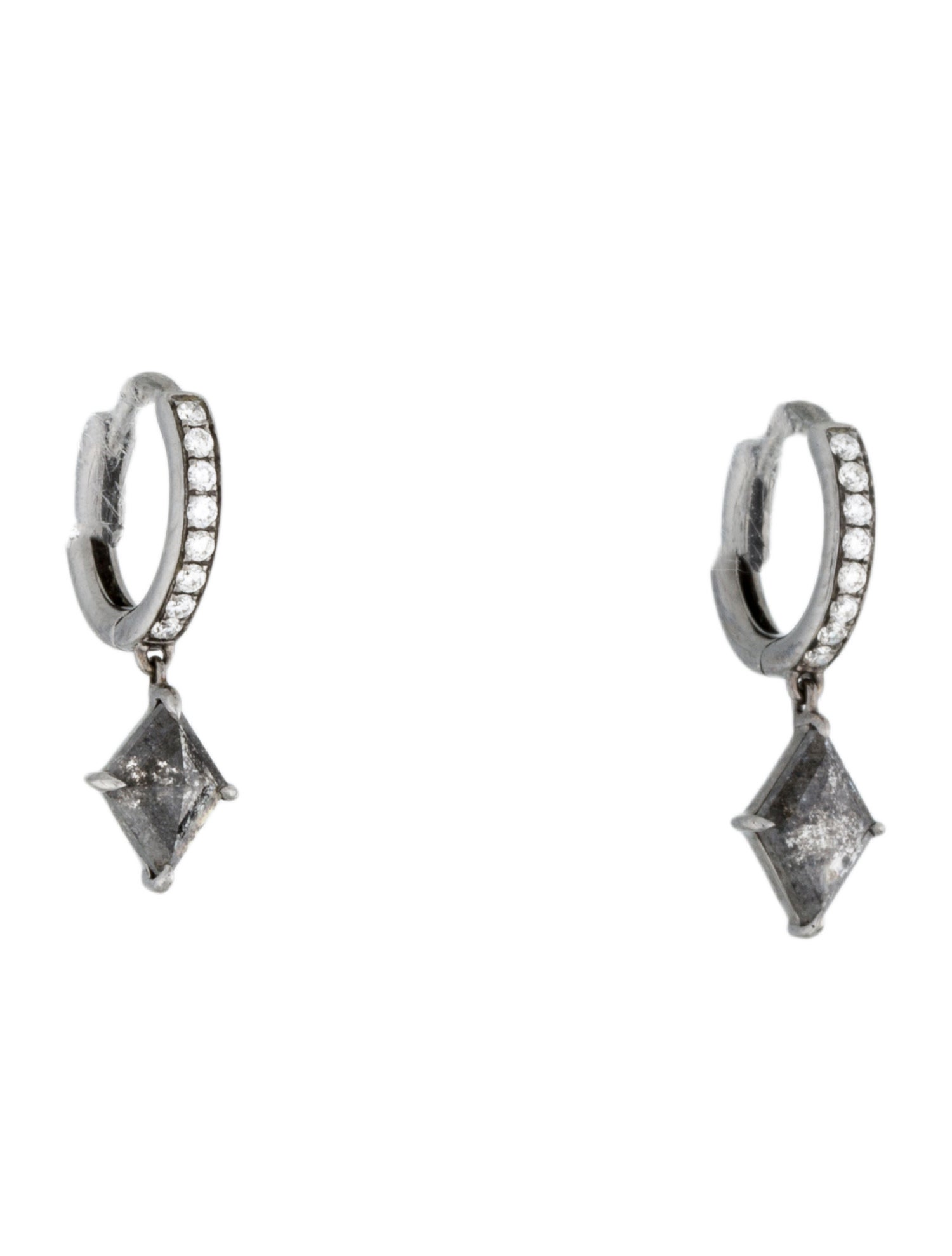 Eva Fehren 18K Diamond Prism Ezzat Hoops