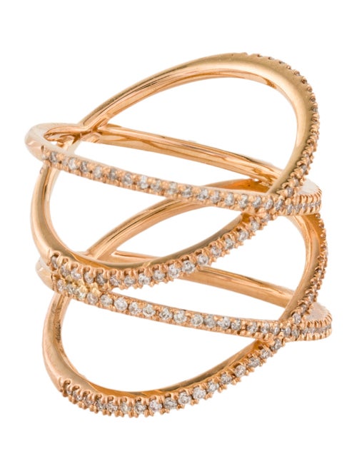 Eva Fehren 18K Diamond XX Ring