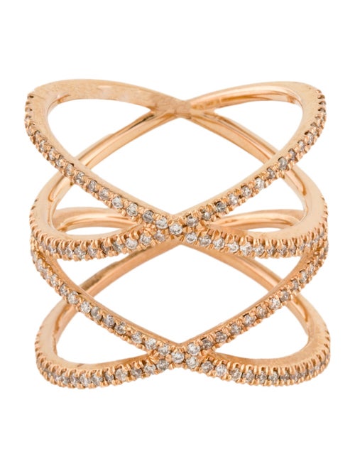 Eva Fehren 18K Diamond XX Ring