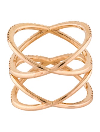 Eva Fehren 18K Diamond XX Ring