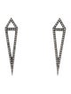 Eva Fehren 18K Diamond Dagger Stud Earrings