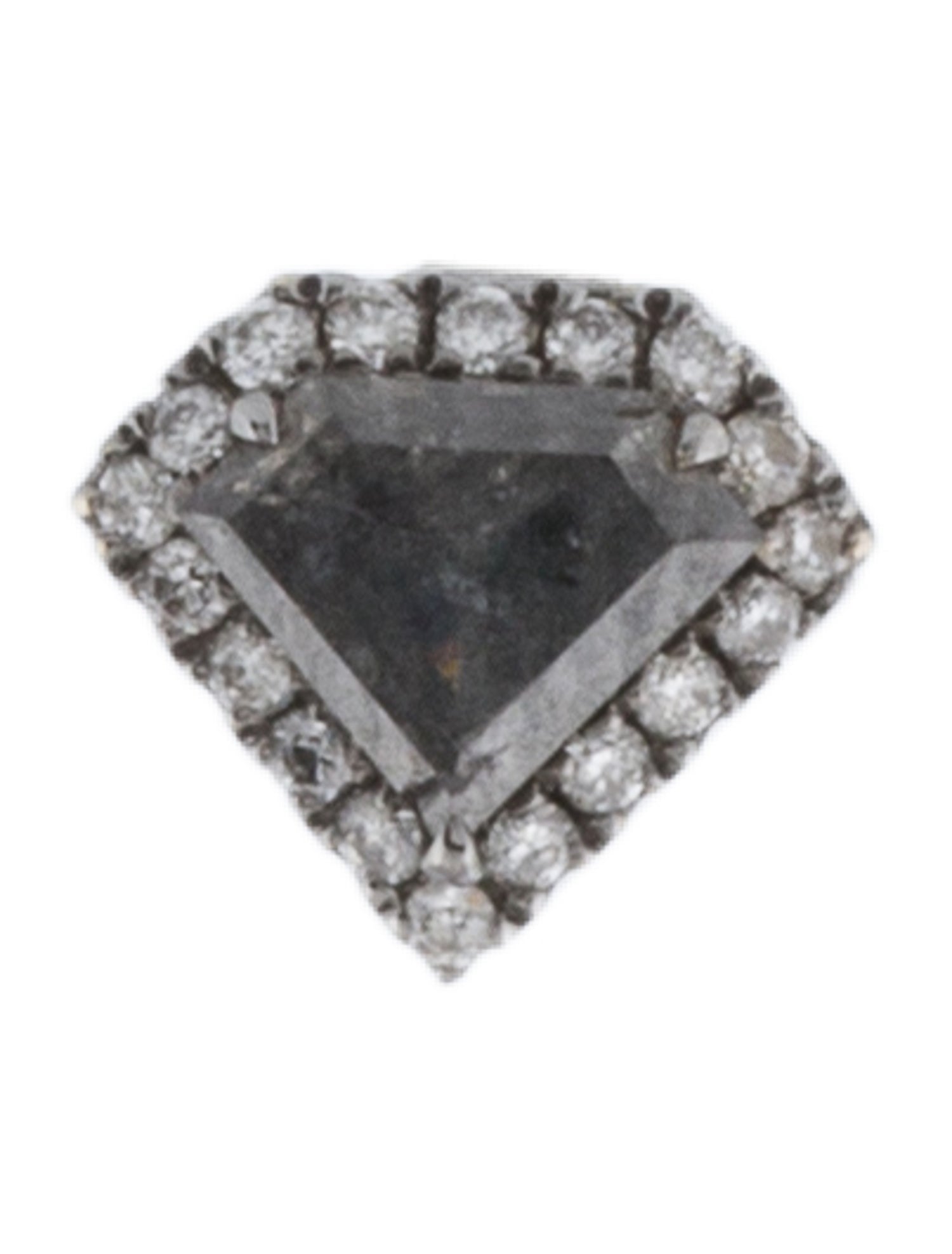 Eva Fehren 18K Diamond Single Stud Earring