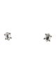 Eva Fehren 18K Diamond Offset Studs