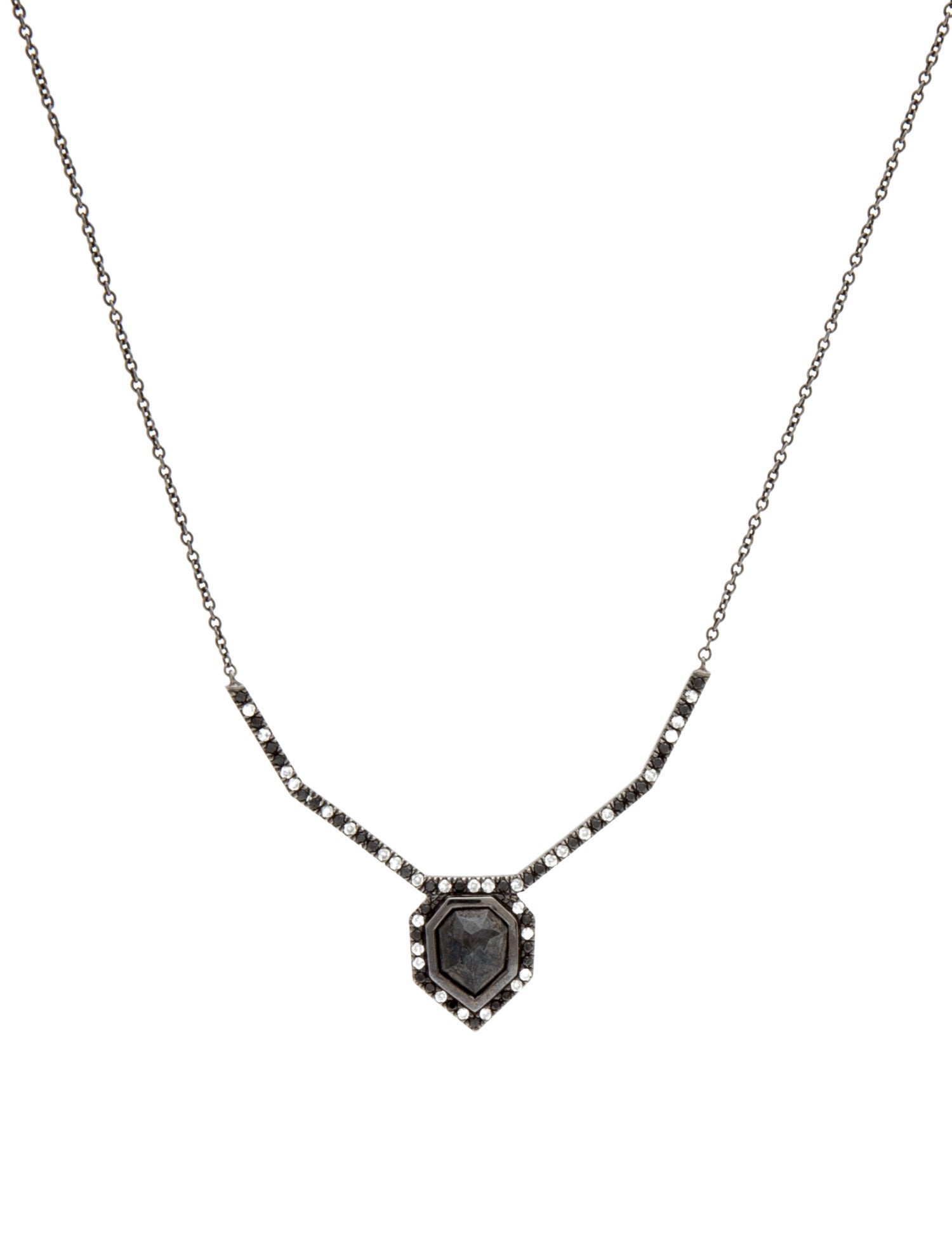 Eva Fehren 18K Diamond Static Collar Necklace