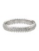 Eva Fehren Platinum Diamond Zipper Eternity Band Ring