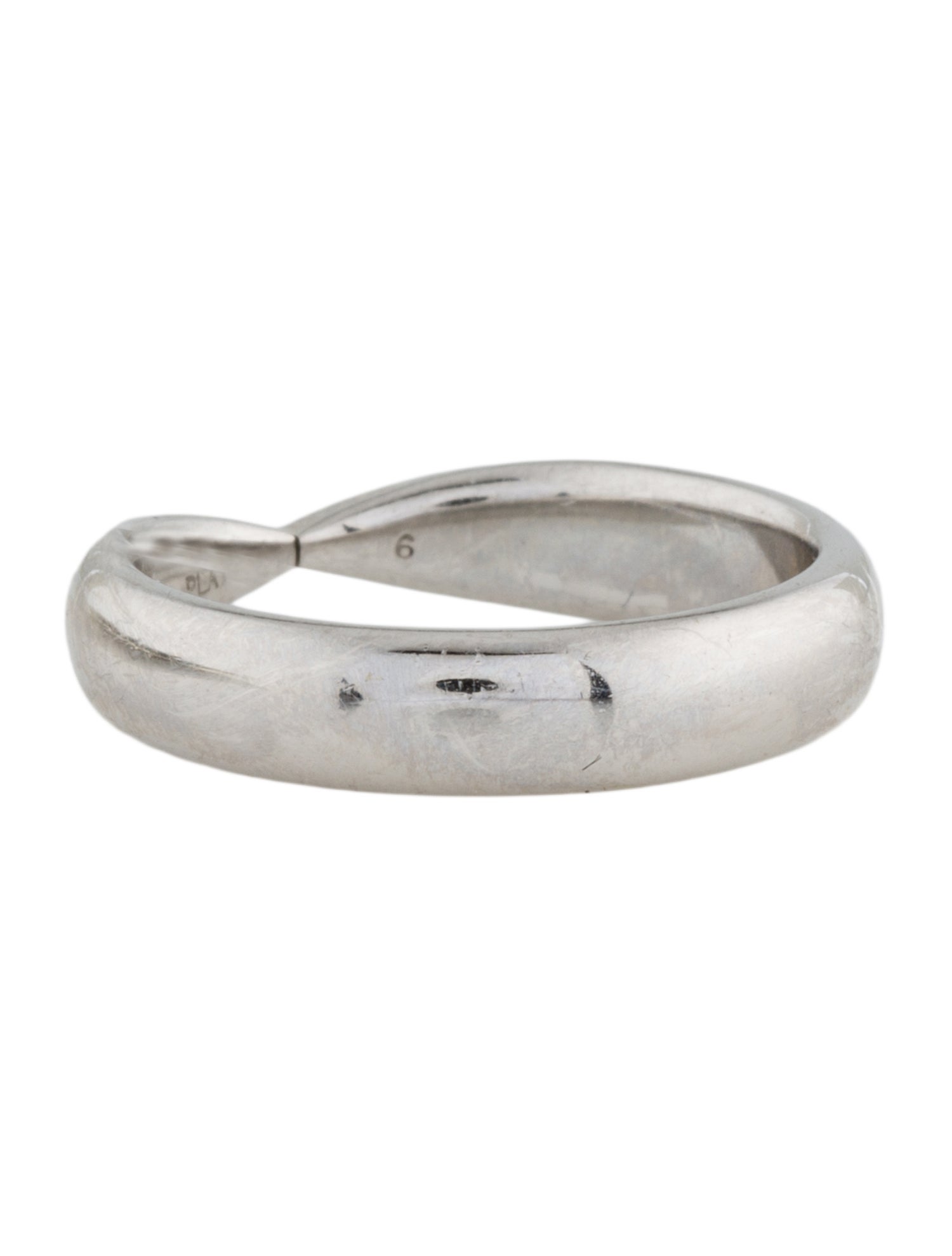 Eva Fehren Platinum Kissing Claw Ring