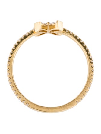 Eva Fehren 18K Diamond Exploding X Cocktail Ring