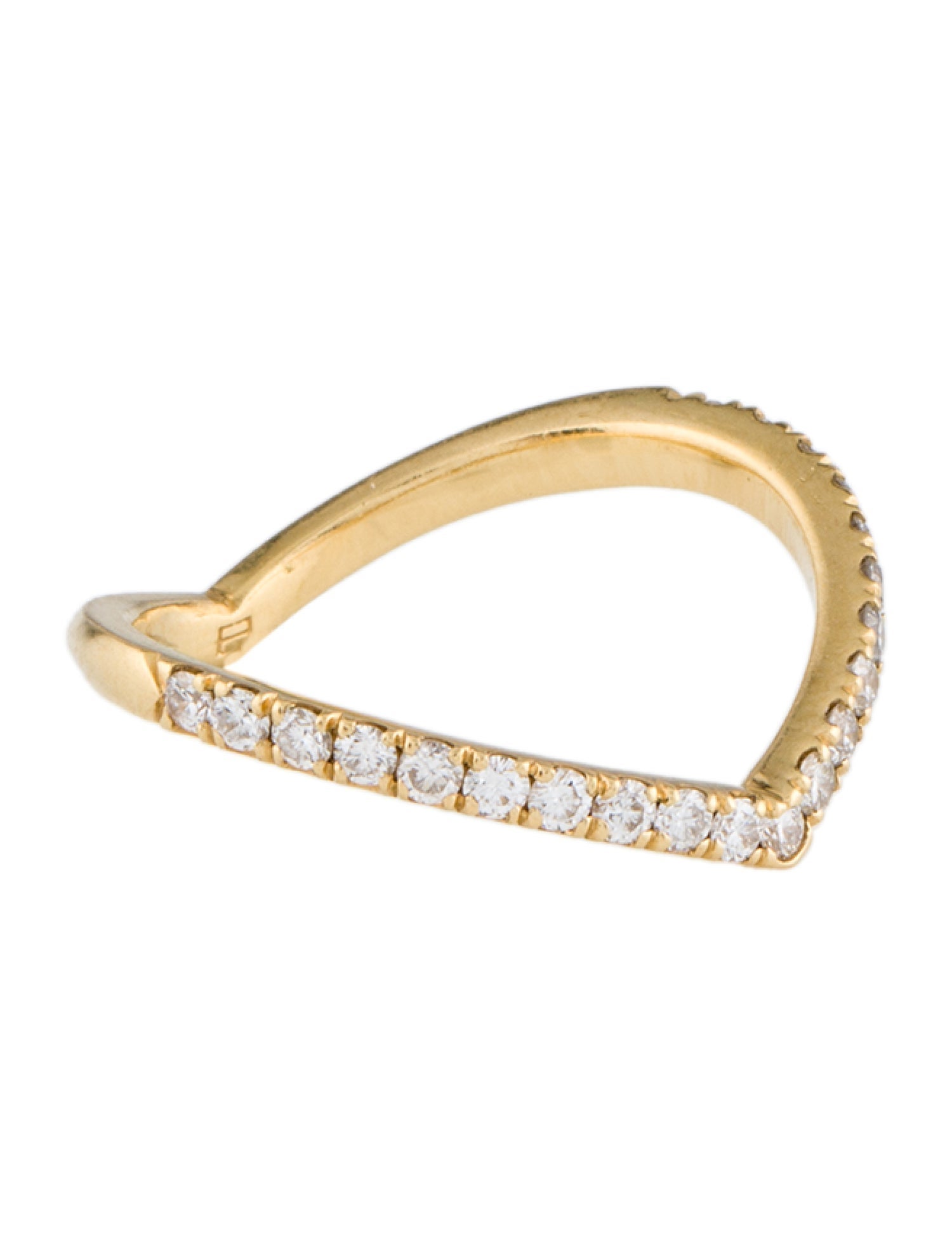Eva Fehren 18K Diamond Sergeant Band Ring