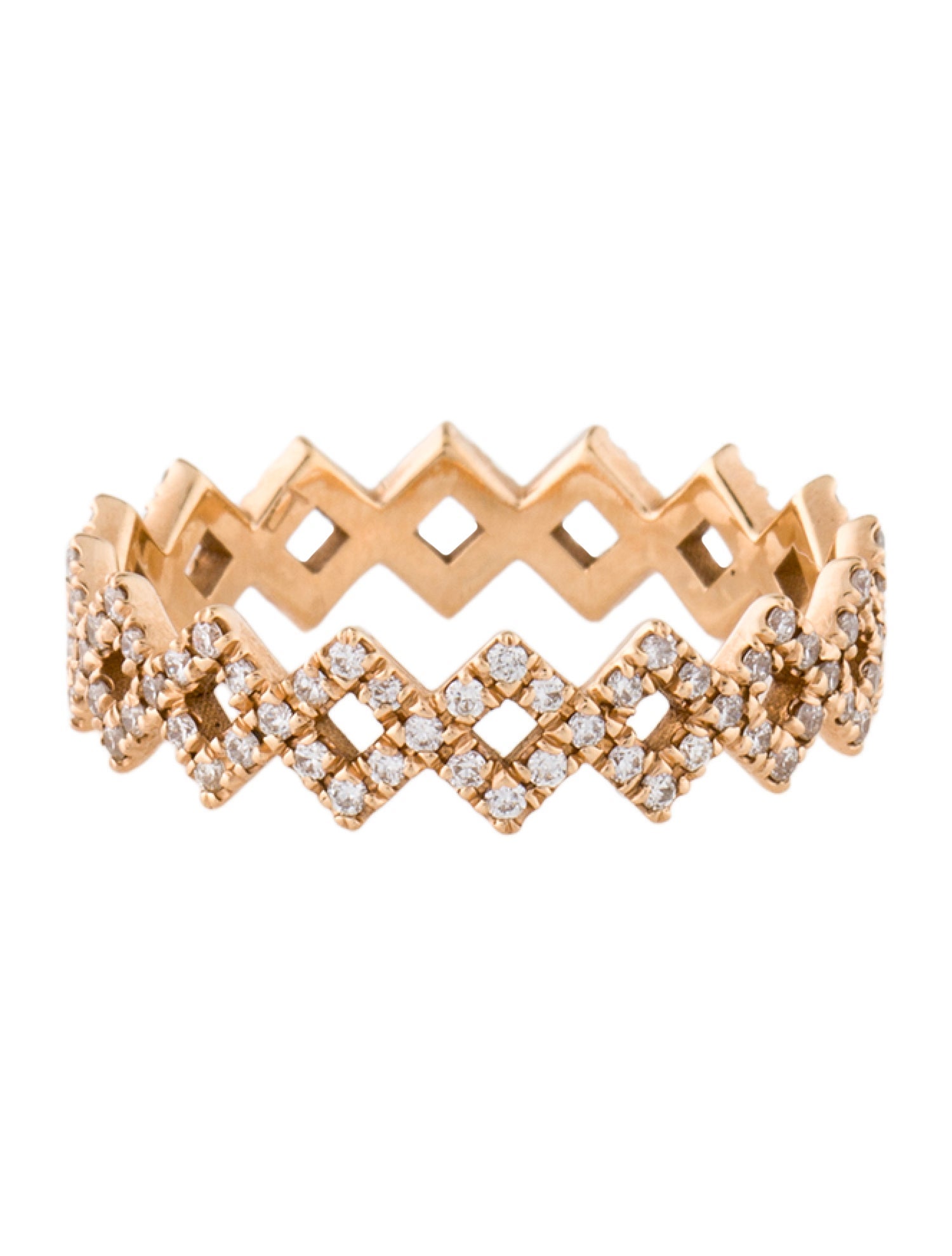 Eva Fehren 18K Diamond Rex Eternity Band
