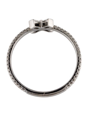 Eva Fehren 18K Diamond Exploding X Cocktail Ring