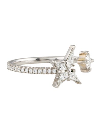 Eva Fehren 14K Diamond Nova Fracture Ring