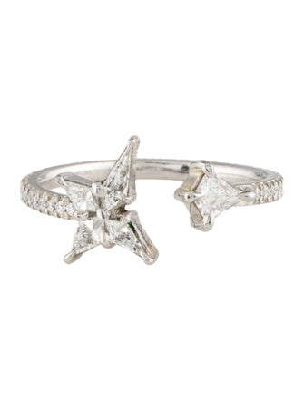 Eva Fehren 14K Diamond Nova Fracture Ring