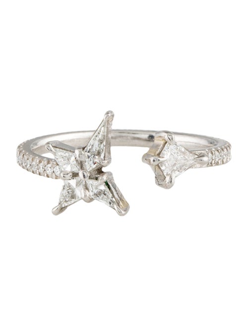 Eva Fehren 14K Diamond Nova Fracture Ring