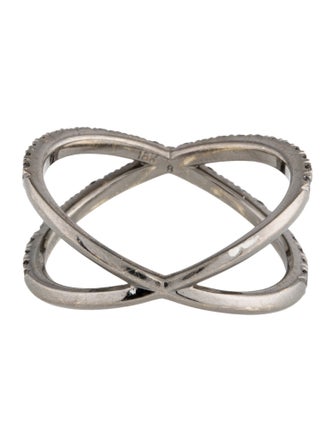 Eva Fehren 18K Diamond Shorty Band Ring