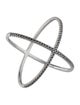 Eva Fehren 18K Diamond X Band Ring