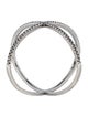 Eva Fehren 18K Diamond X Band Ring