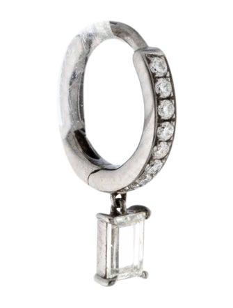 Eva Fehren 18K Diamond Prism Hoop Single Earring