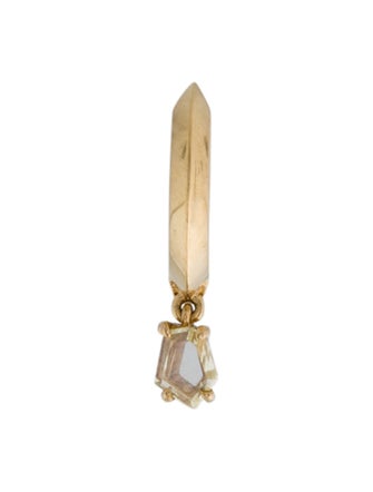 Eva Fehren 18K Diamond Prism Hoop Single Earring