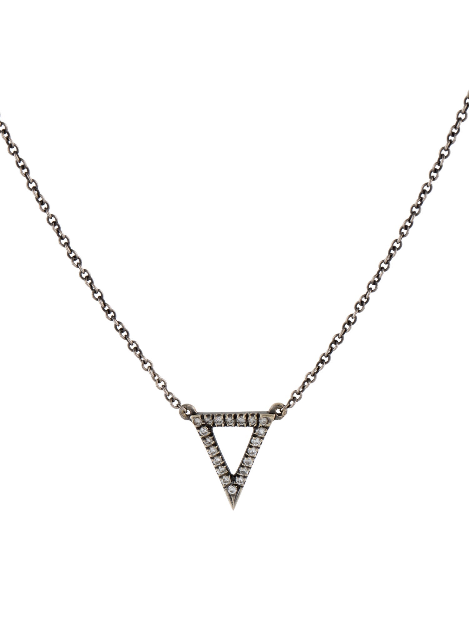 Eva Fehren 18K Diamond Apex Pendant Necklace