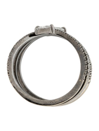 Eva Fehren 18K Diamond Layers Wrap Claw Band Ring