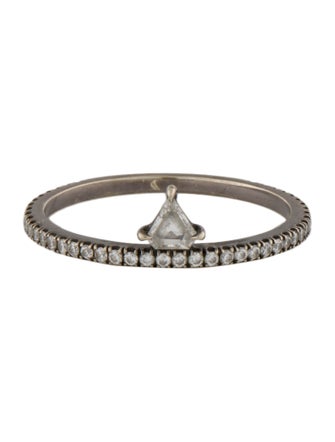 Eva Fehren 18K Diamond Offset Ring