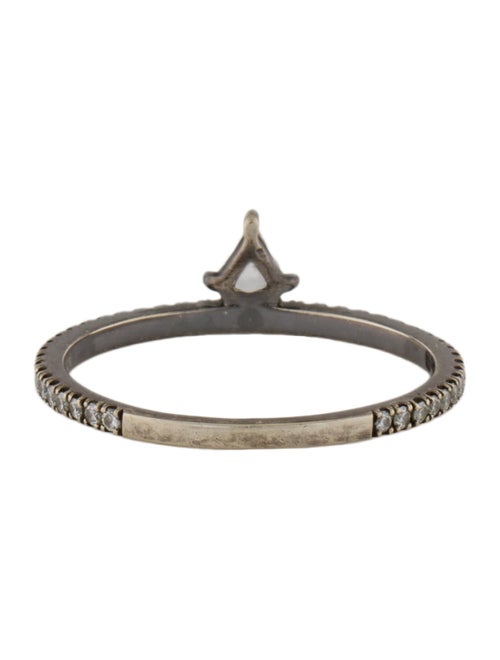 Eva Fehren 18K Diamond Offset Ring
