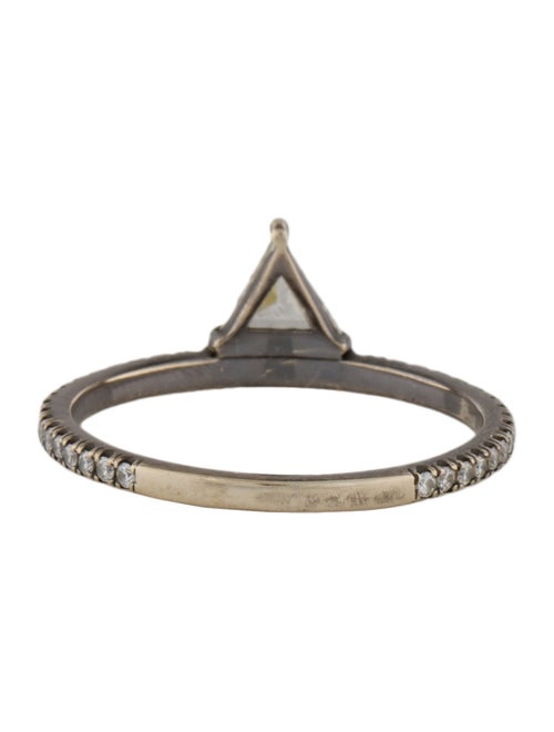 Eva Fehren 18K Diamond Offset Ring