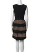 Eva Fehren Lace Pattern Mini Dress
