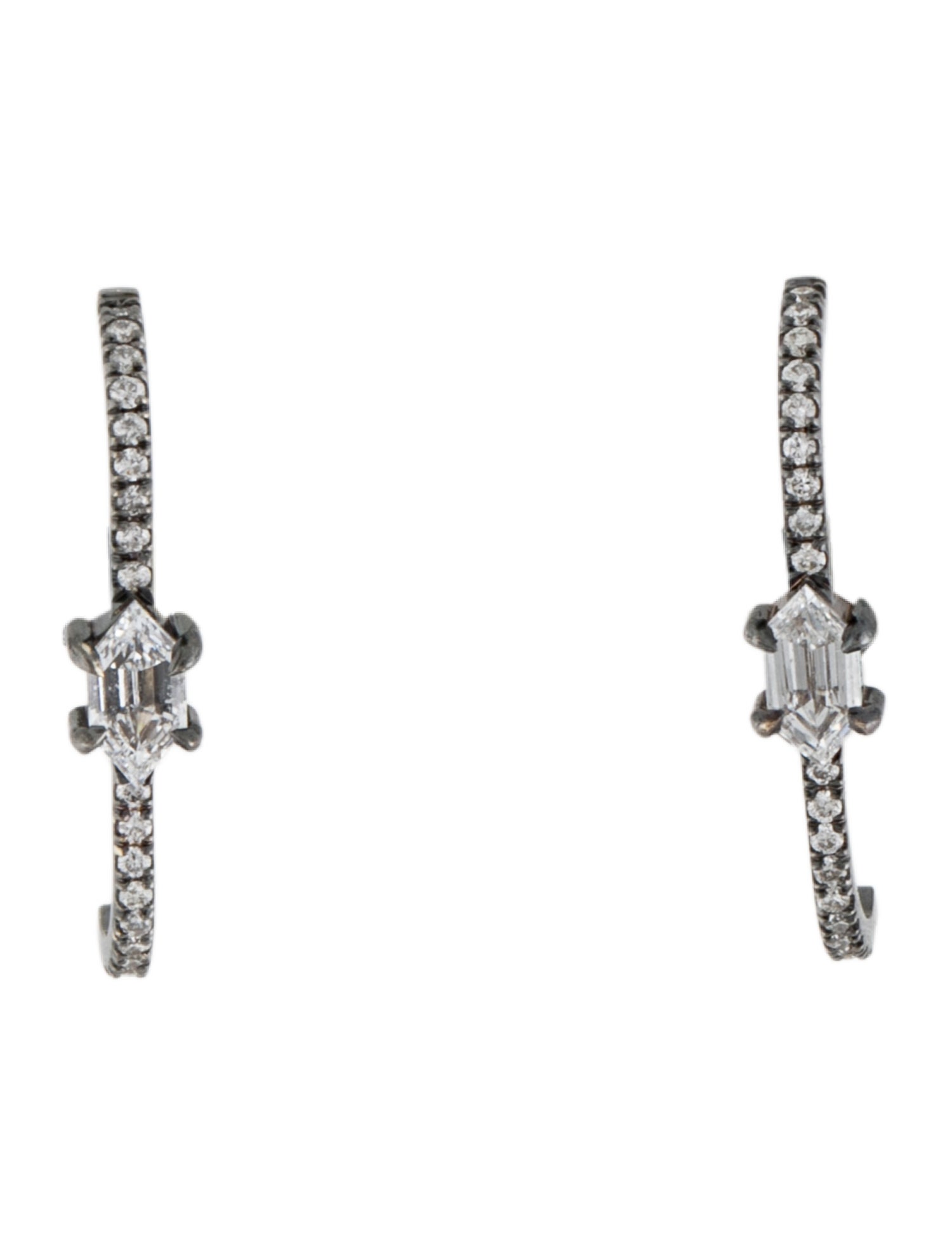 Eva Fehren 18K Diamond Stud Earrings