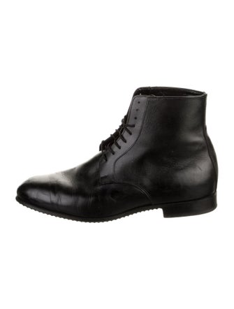 E. Vogel Leather Lace-Up Boots