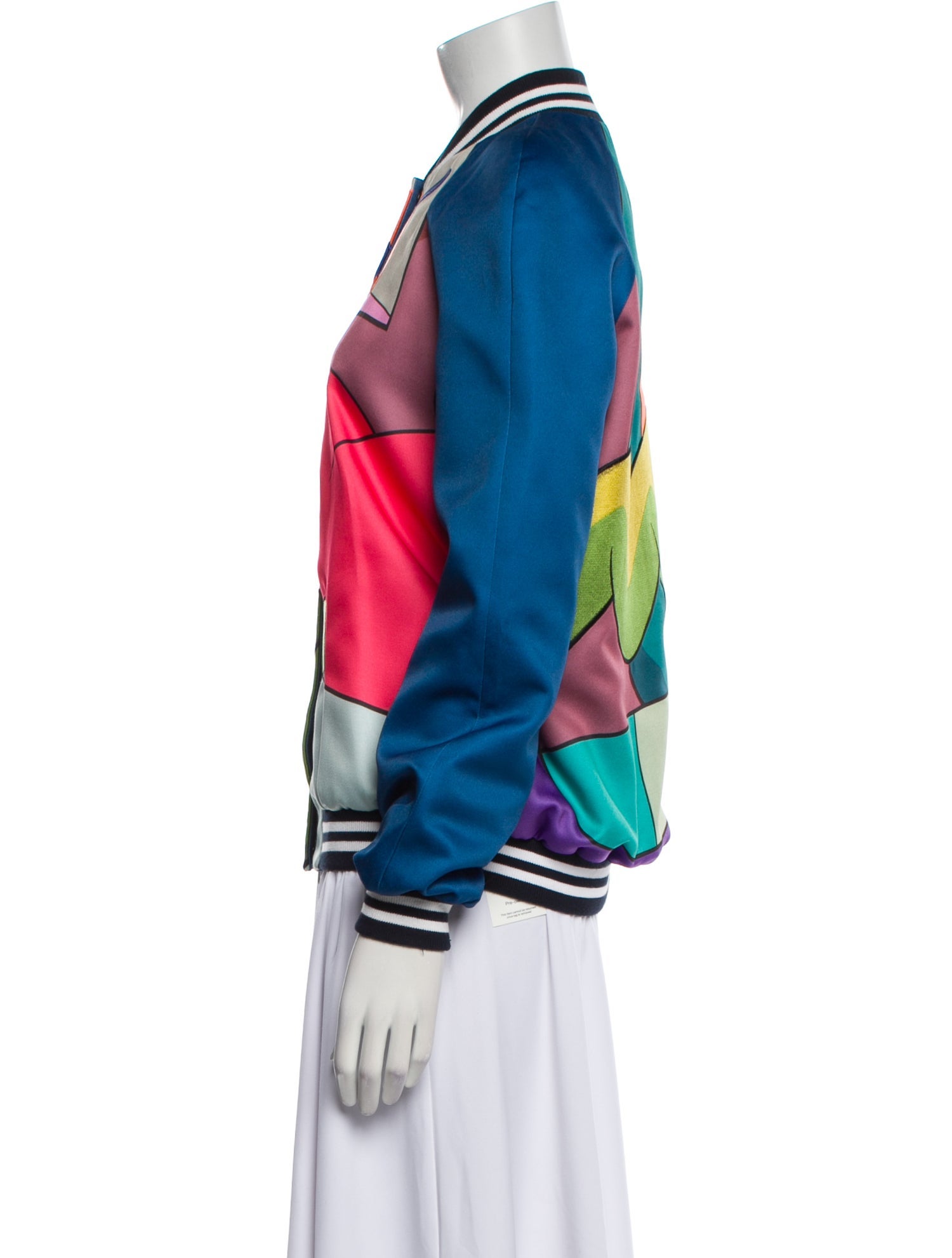Mira Maktabi Printed Bomber Jacket