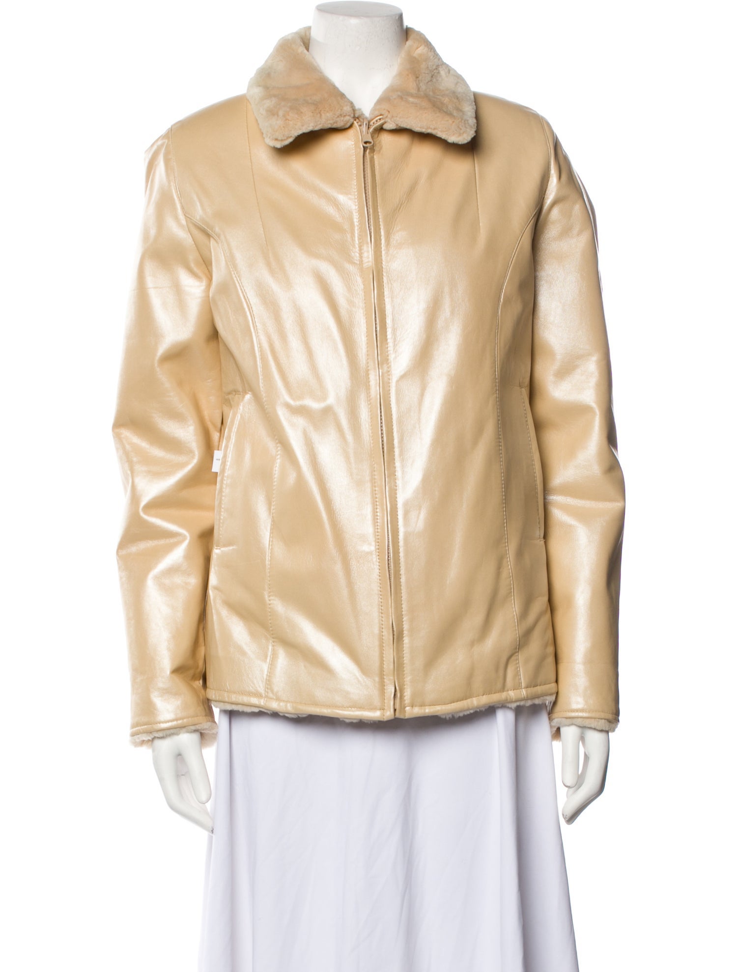 Wolfie Fur Leather Fur Jacket