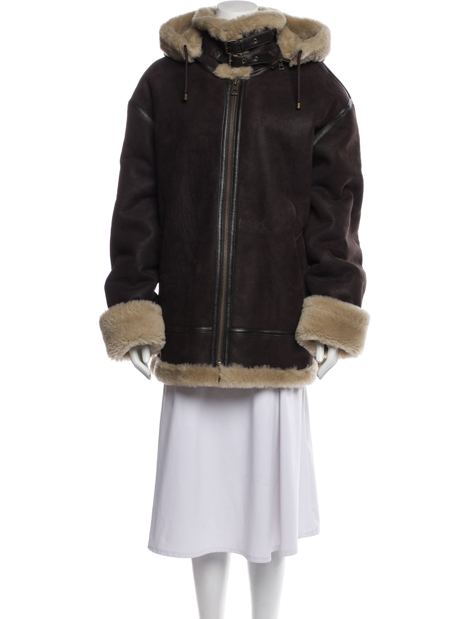 Wolfie Fur Shearling Fur Coat