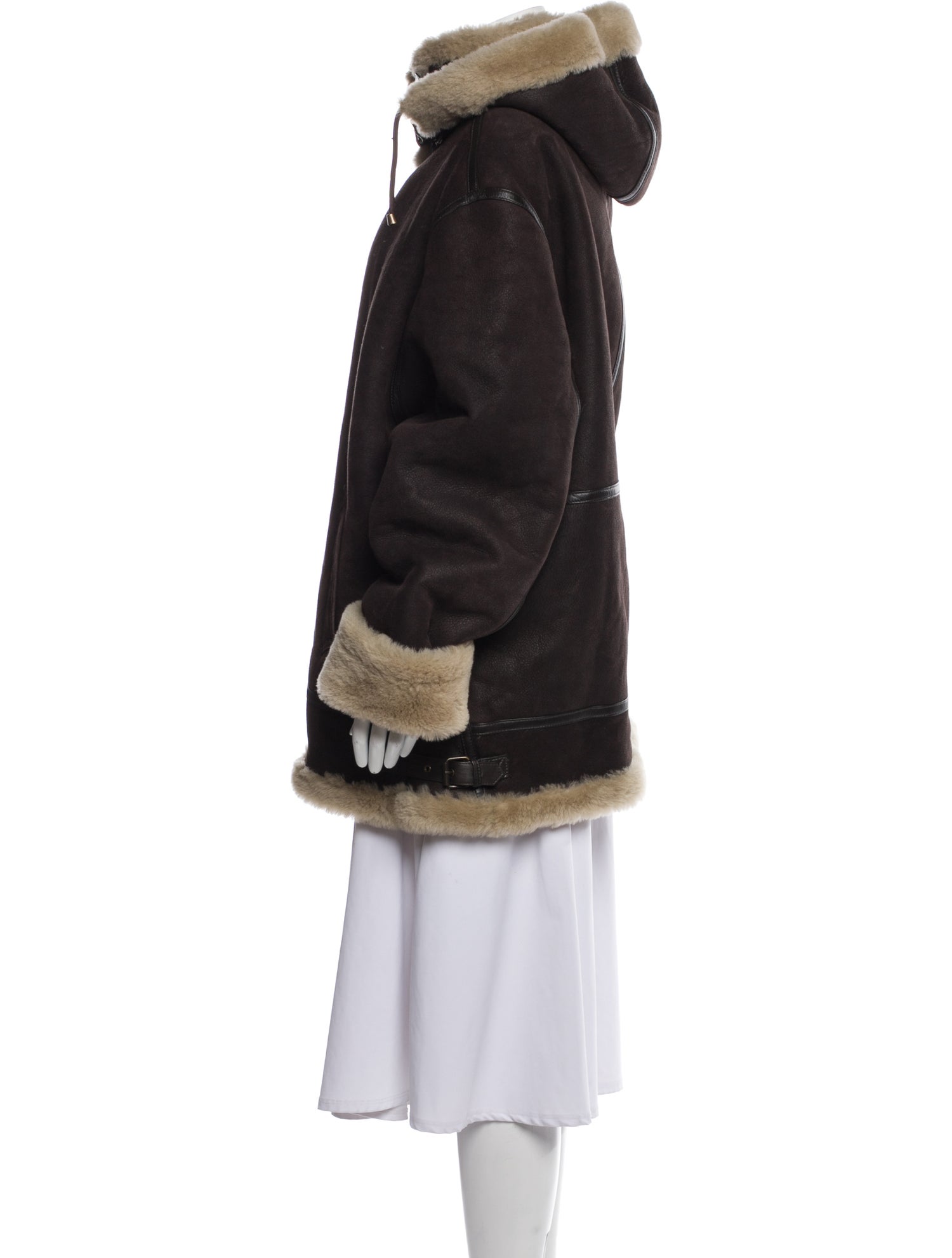 Wolfie Fur Shearling Fur Coat