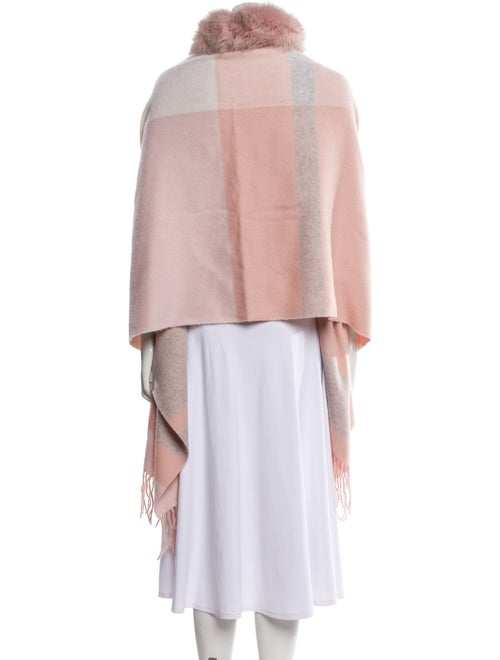 Wolfie Fur Plaid Print Fur Jacket