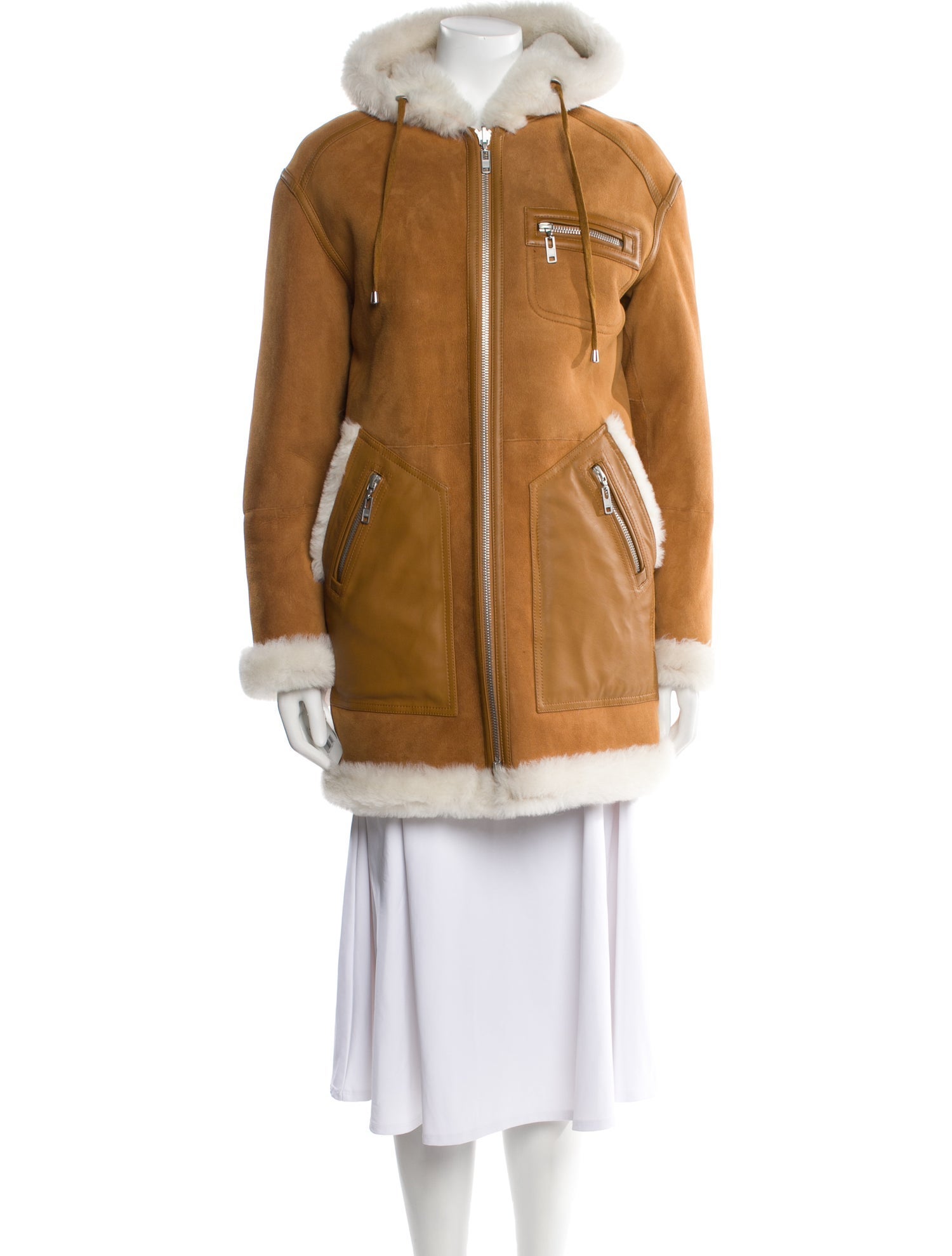 Wolfie Fur Shearling Fur Coat w/ Tags