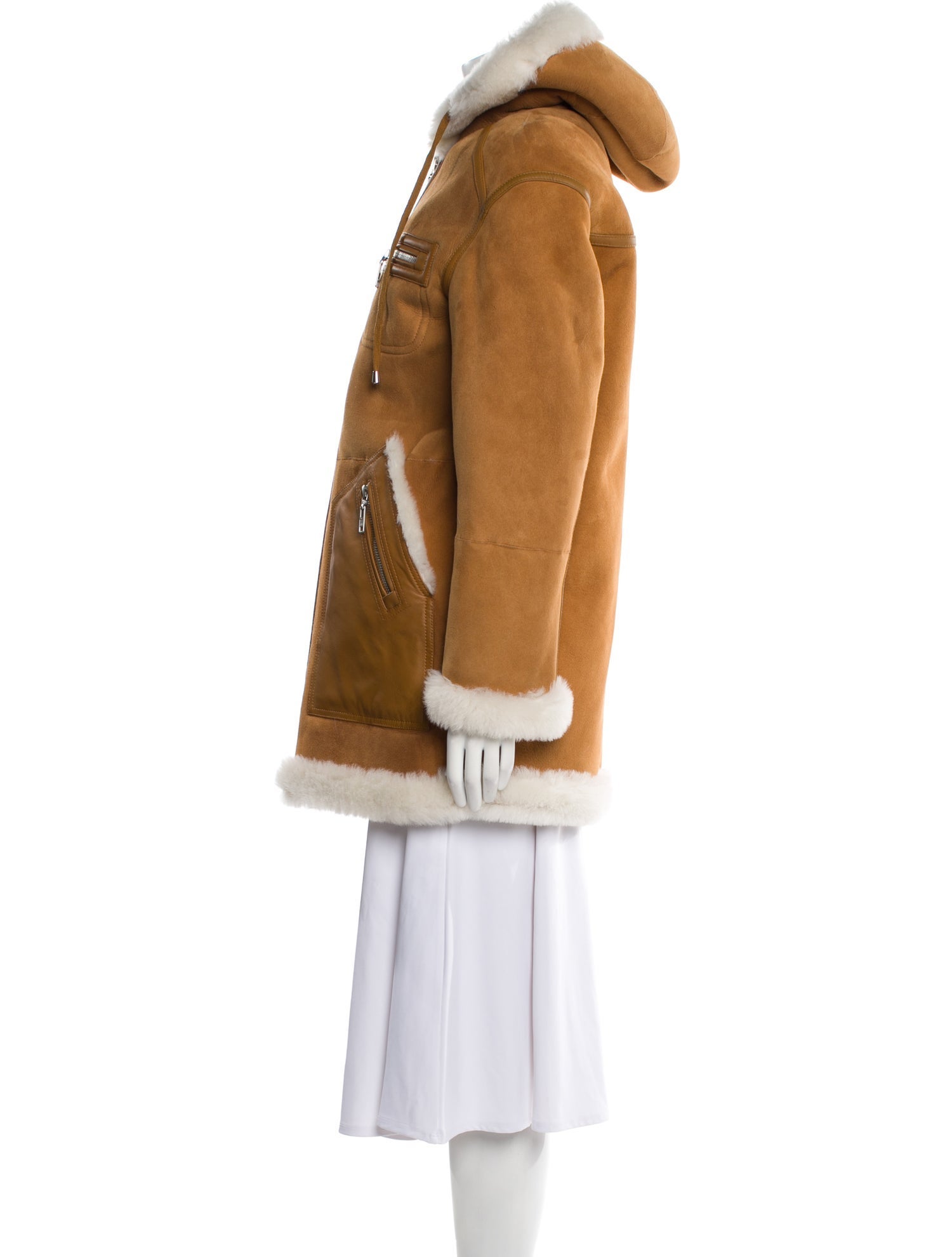 Wolfie Fur Shearling Fur Coat w/ Tags