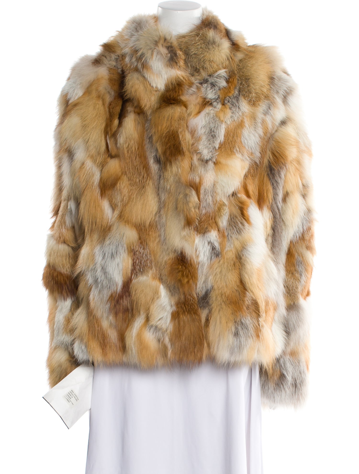Wolfie Fur Fur Printed Fur Jacket w/ Tags