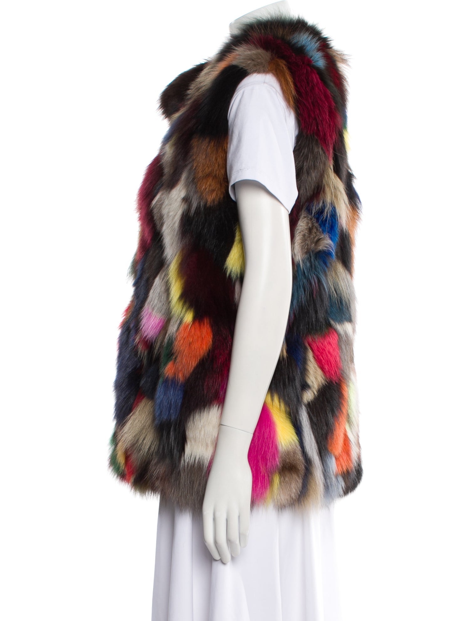 Wolfie Fur Fur Printed Fur Jacket w/ Tags