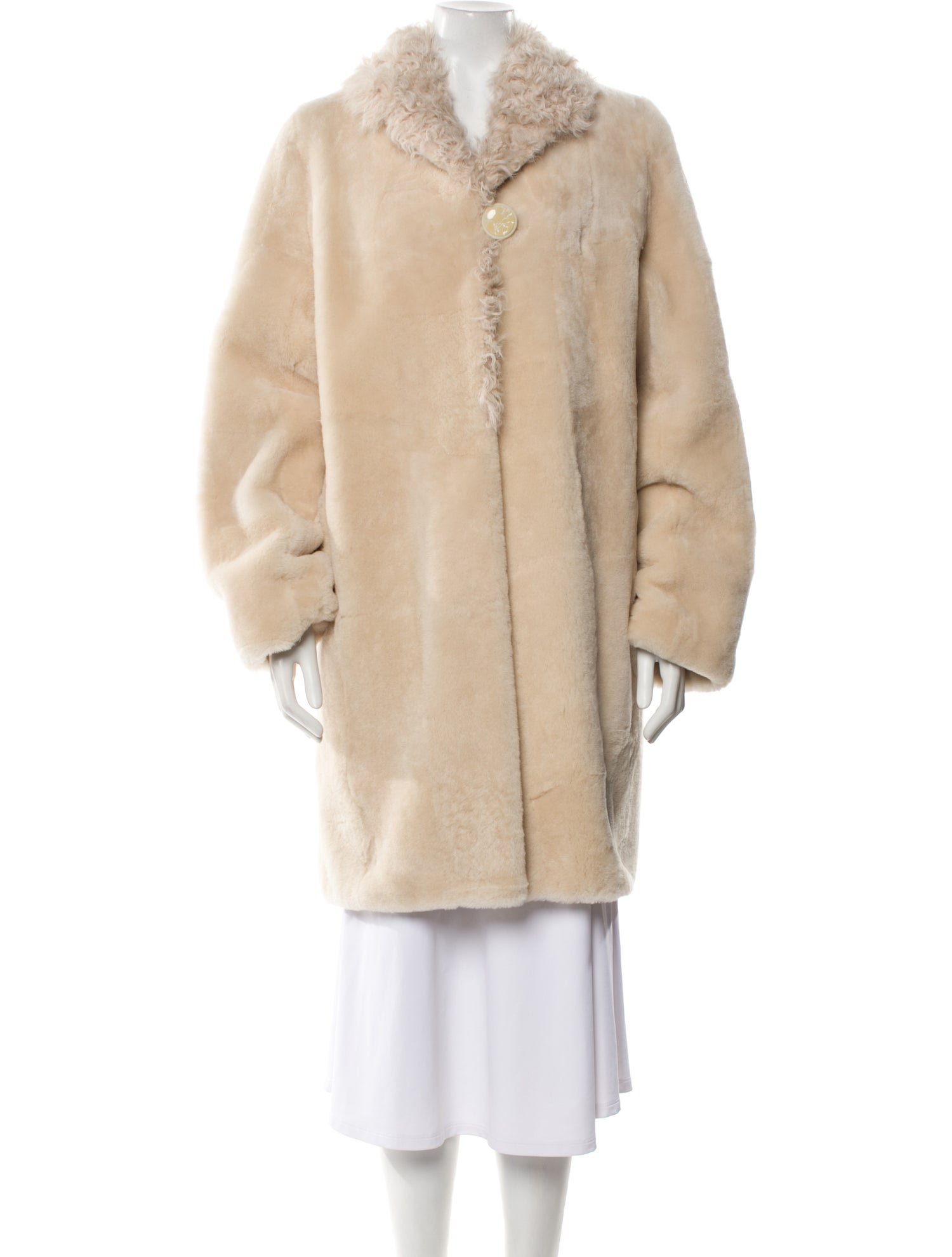Wolfie Fur Lamb Fur Fur Coat w/ Tags
