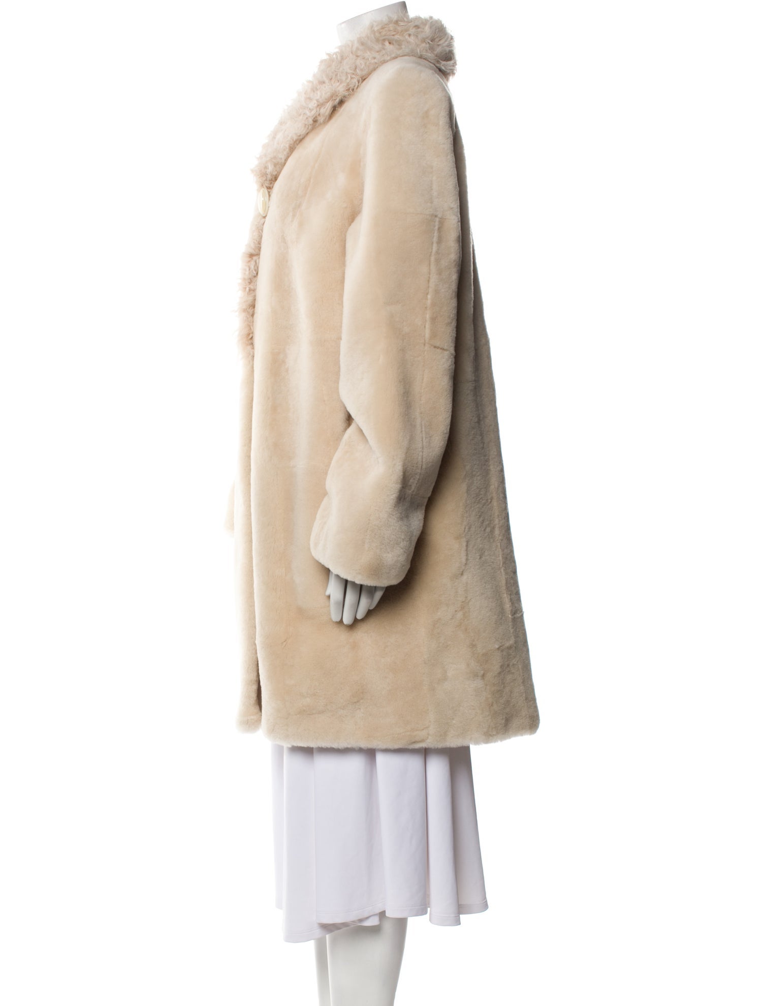 Wolfie Fur Lamb Fur Fur Coat w/ Tags